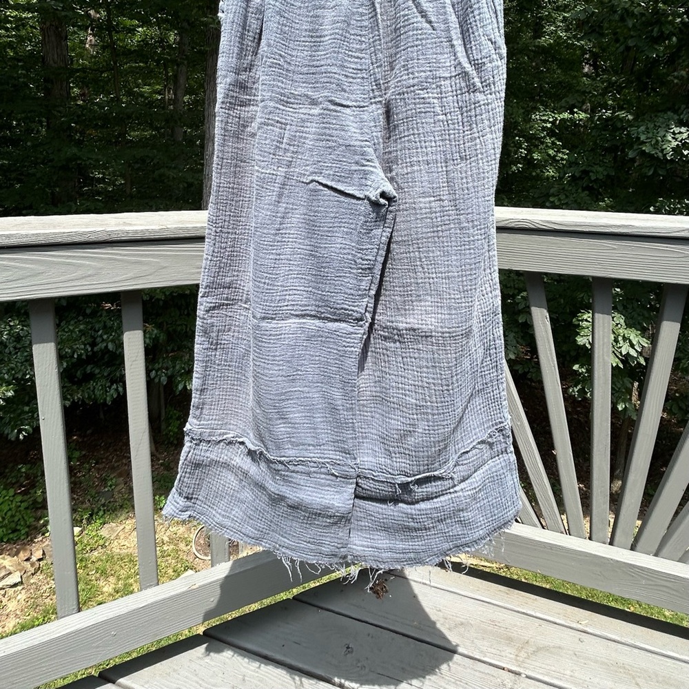Very J Light Gray Wide Leg Pants Size M - Picture 3 of 9